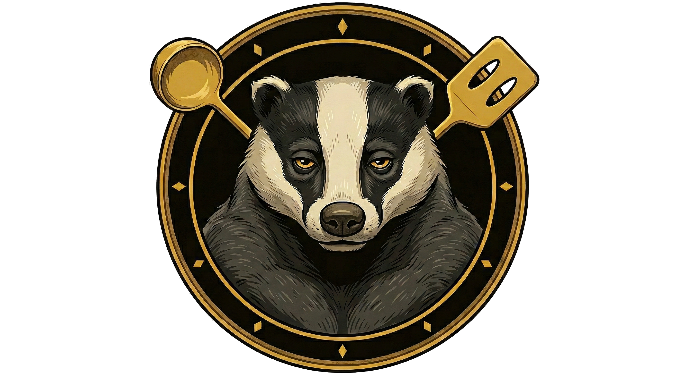 Ledger the giant badger, mascot of the Greasy Spoon